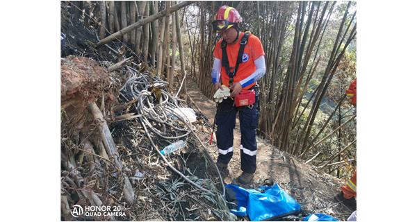 瀘州救援隊裝備科洛急救包執行余燼撲滅任務(wù)